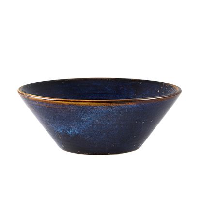 Picture of TERRA PORCELAIN AQUA BLUE CONICAL BOWL      19.5CM  (6)