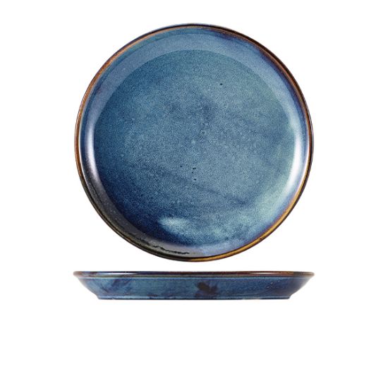 Picture of TERRA PORCELAIN AQUA BLUE COUPE PLATE  30.5CM (6)