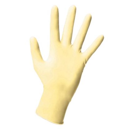 Picture of PACK 100 JANGRO PREMIUM SOFT VINYL EXAM. GLOVES POWDERFREE NATURAL EXTRA LARGE