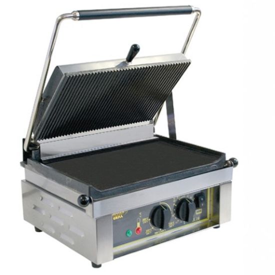 Picture of ROLLER GRILL TWIN CONTACT GRILL FLAT TOP/BASE PANINI FT