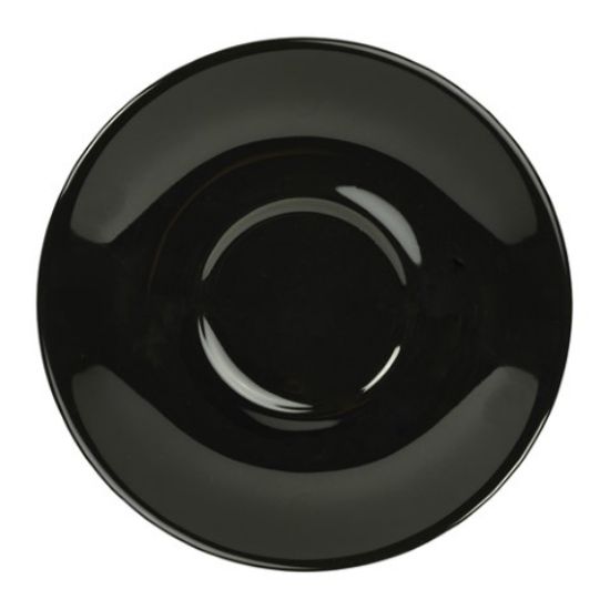 Picture of GENWARE PORCELAIN SAUCER 16CM BLACK (6)