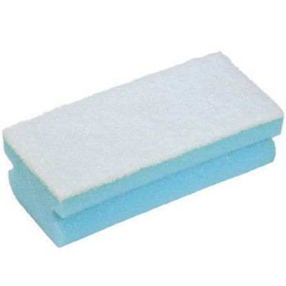 Picture of SOFT EASIGRIP SPONGE SCOURING PAD BLUE/WHITE (10)