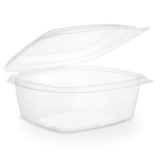 Picture of CASE OF (200) VEGWARE PLA HINGED LID DELI CONTAINER 24OZ