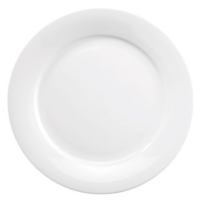 Picture of MENU MID RIM PLATE 10" WHITE x 1