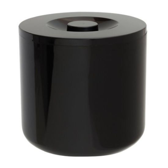 Picture of ROUND ICE BUCKET BLACK 7.5" WITH LID