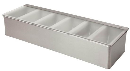 Picture of CONDIMENT HOLDER 6 COMPARTMENT STAINLESS STEEL