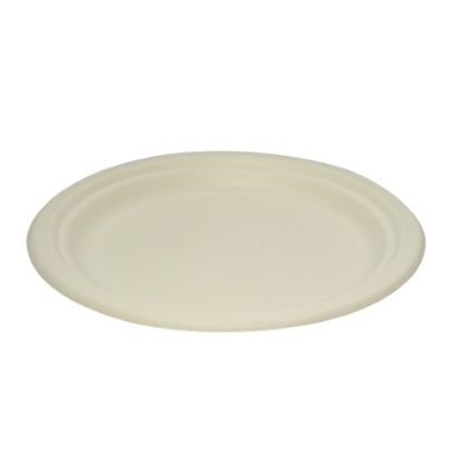 Picture of CASE OF (500) BAGASSE PLATE 9"