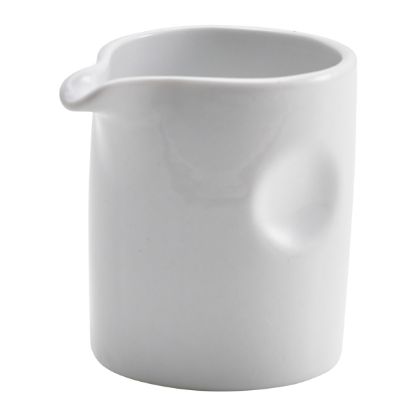 Picture of GENWARE PORCELAIN WHITE PINCHED SOLID MILK JUG  8.5CL  3oz  (12)