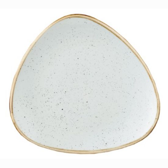 Picture of CASE OF 6 STONECAST TRIANGLE PLATE 12.25" 31cm DUCK EGG