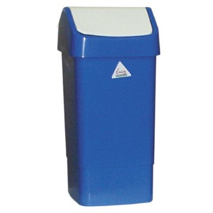 Picture of SWING TOP BIN 50LTR BLUE