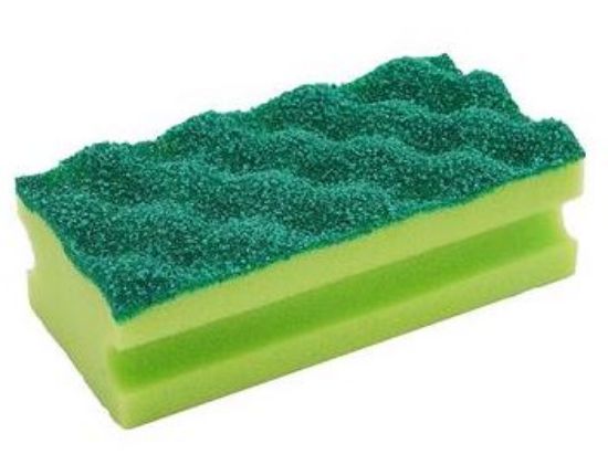 Picture of HI-PUR SPONGE SCOURER GREEN (10)