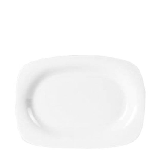 Picture of CASE OF PORCELITE RECTANGULAR RIMMED PLATE 32x24CM (6)