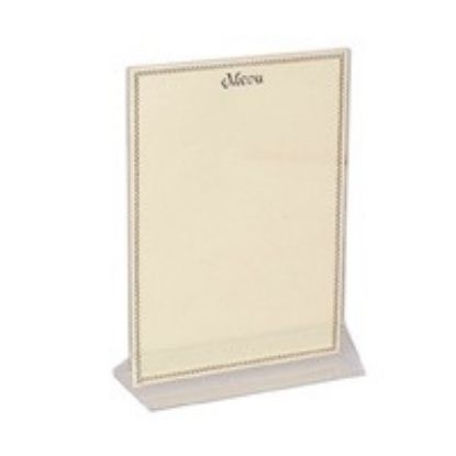 Picture of MENU HOLDER UPRIGHT A4 PERSPEX