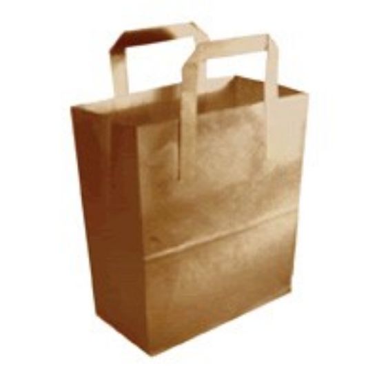 Picture of CARRIER BAG HANDLED LRG 10 X 15.5 X 8" BROWN   (250)