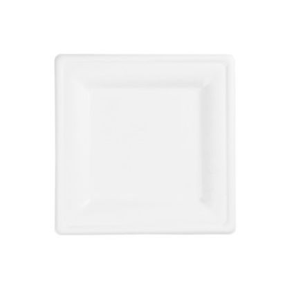 Picture of CASE OF (500) VEGWARE BAGASSE PLATE SQUARE 8"