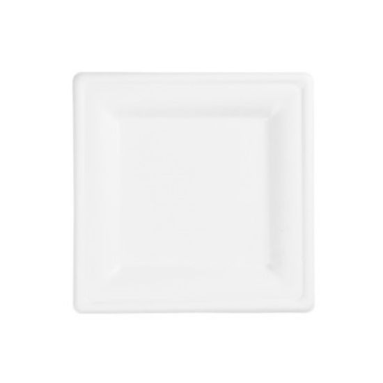 Picture of VEGWARE BAGASSE PLATE SQUARE 8" (CASE OF 500)