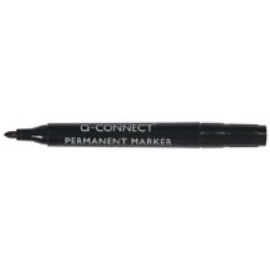 Picture of PERMANENT MARKER PEN BULLET TIP BLACK (10)