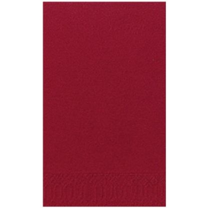 Picture of PACK OF 300 DUNI TISSUE DINNER NAPKIN 40CM 2PLY 8 FOLD BORDEAUX