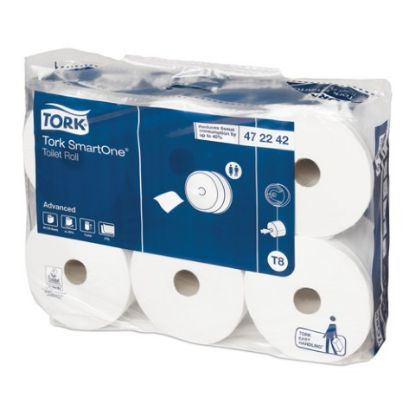 Picture of TORK SMARTONE JUMBO ROLL 207MTR 1150 SHT WHITE 2PLY T8  (6)