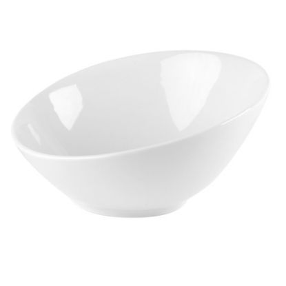 Picture of CASE OF PORCELITE ANGLED BOWL 38oz 9" (6)