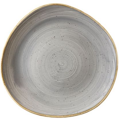 Picture of STONECAST ROUND TRACE PLATE 11.25" GREY (12)