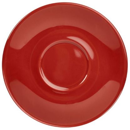 Picture of GENWARE PORCELAIN RED SAUCER 14.5CM   (6)