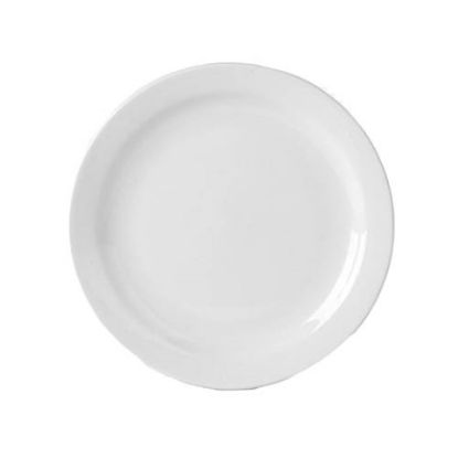 Picture of CASE OF SIMPLY NARROW RIM PLATE 6.5" WHITE (6)