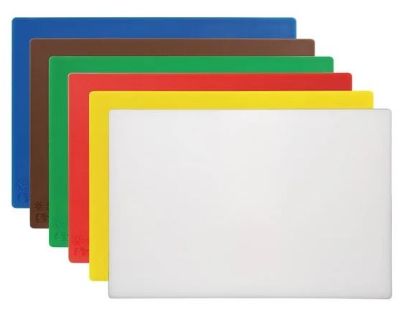 Picture of HYGIPLAS HIGH DENSITY ANTI BACTERIAL CHOPPING BOARD SET (PACK OF 6)