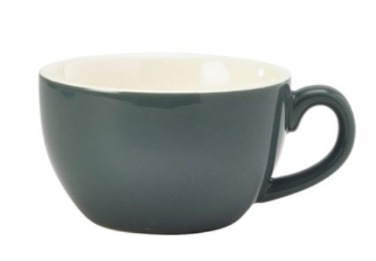 Picture of CASE OF 6 BOWL SHAPED COFFEE CUP GREY  25cl /  8.75oz