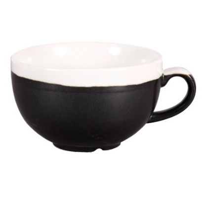 Picture of MONOCHROME CAPPUCCINO CUP 12oz ONYX BLACK (12)