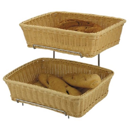 Picture of RECTANGULAR BASKET 2 PIECE SET INCLUDING STAND