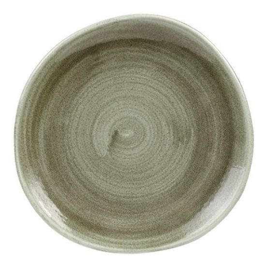 Picture of STONECAST ROUND PLATE 8.25" PATINA BURNISHED GREEN (12)