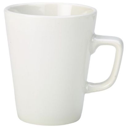 Picture of CASE OF 36 ORION WHITE LATTE MUG 30cl 10oz