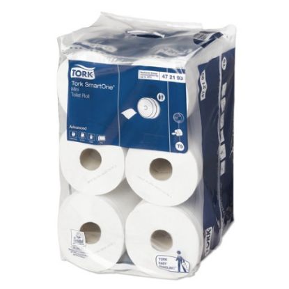 Picture of SMARTONE MINI JUMBO ROLL 620 SHEETS 111MTR WHITE   2 PLY T9 (12)