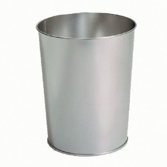 Picture of WASTE BIN 10" 10ltr MATT SILVER