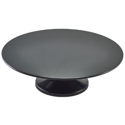 Picture of MELAMINE CAKE STAND 33CM BLACK