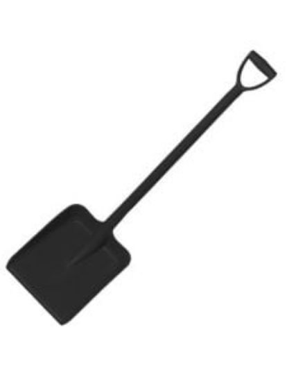 Picture of JANGRO HEAVY DUTY D-GRIPO HYGIENE SHOVEL BLACK