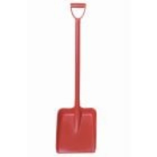 Picture of JANGRO HEAVY DUTY D-GRIPO HYGIENE SHOVEL RED