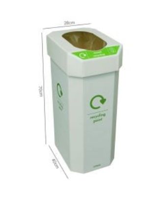 Picture of COMBIN 60LTR RECYCLE BIN INCLUDING LABELS         (PACK OF 5)