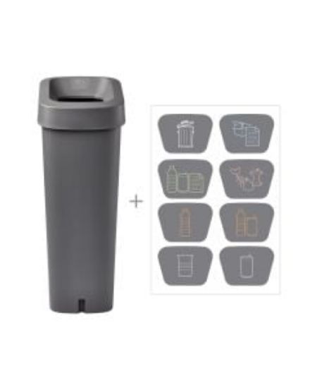 Picture of UBIN MINI RECYCLING BIN 50LTR GREY