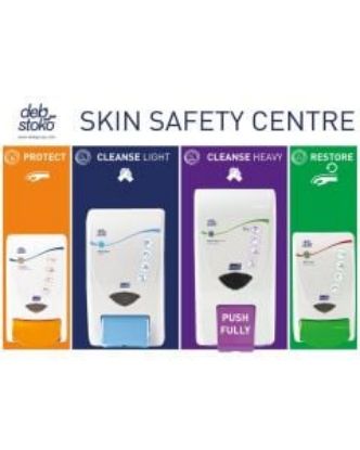 Picture of DEB SKIN SAFETY CENTRE PRE-ASSEMBLED - LARGE WITH GRITTYFOAM