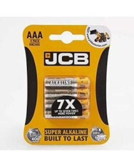 Picture of JCB SUPER ALKALINE BATTERIES AAA (4)