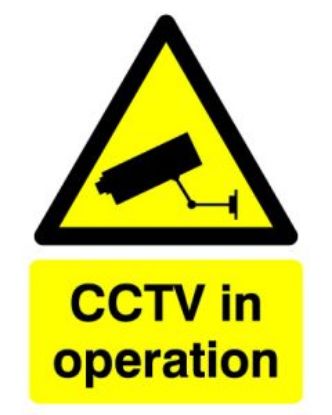 Picture of CCTV IN OPERATION 297X210 RIGID