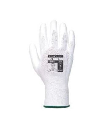 Picture of PU PALM GLOVE WHITE SIZE 7/S