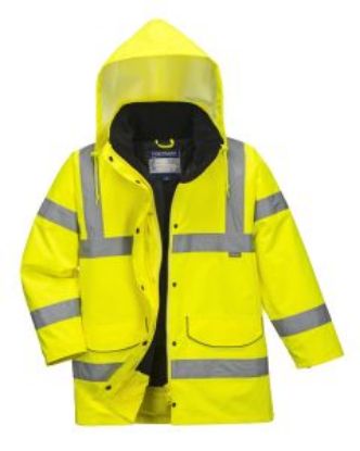 Picture of HI VIS LADIES TRAFFIC JACKET YELLOW SIZE XS