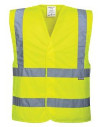 Picture of HI-VIS WAISTCOAT YELLOW 4XL-5XL