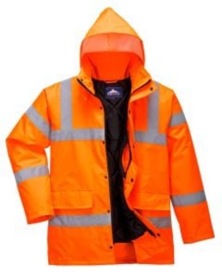 Picture of JANGRO HI-VIS COAT ORANGE SIZE L