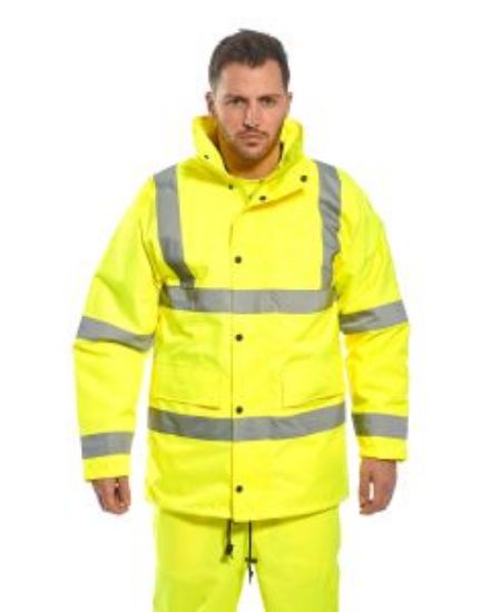 Picture of JANGRO HI-VIS COAT YELLOW SIZE 2XL