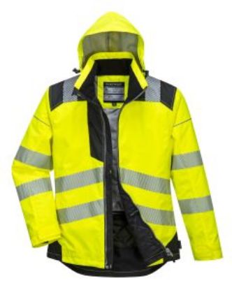 Picture of VISION HI VIS RAIN JACKET YELLOW SIZE S