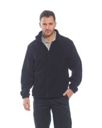 Picture of ARAN FLEECE JACKET BLACK M